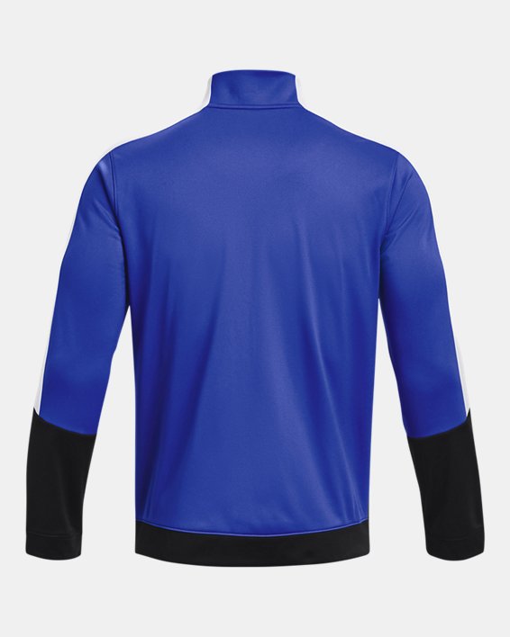 Men's UA Tricot Jacket, Blue, pdpMainDesktop image number 5